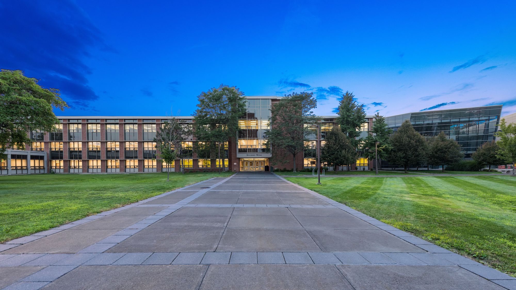 Lecture Hall Student Wing Exterior