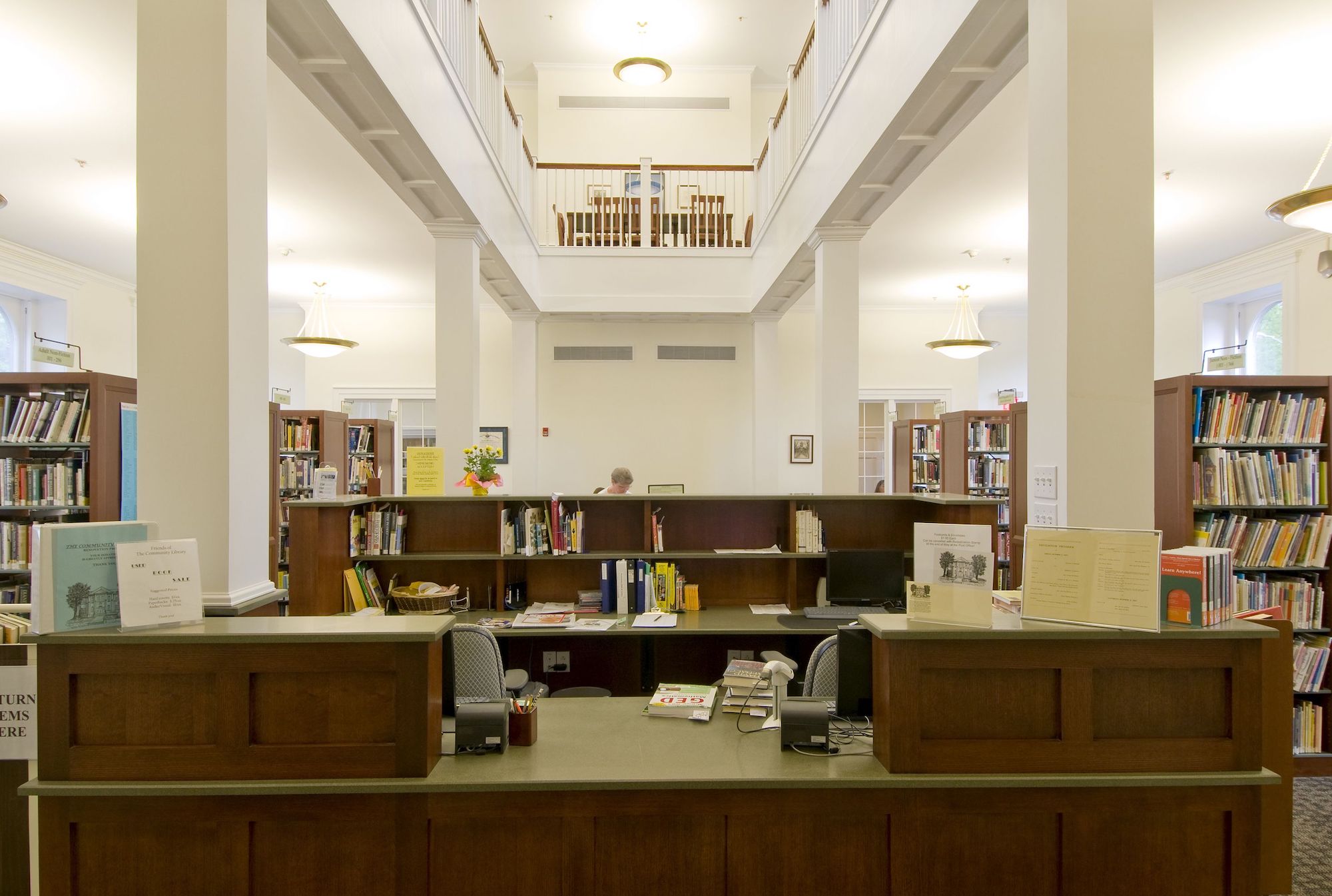 The Community Library Desk