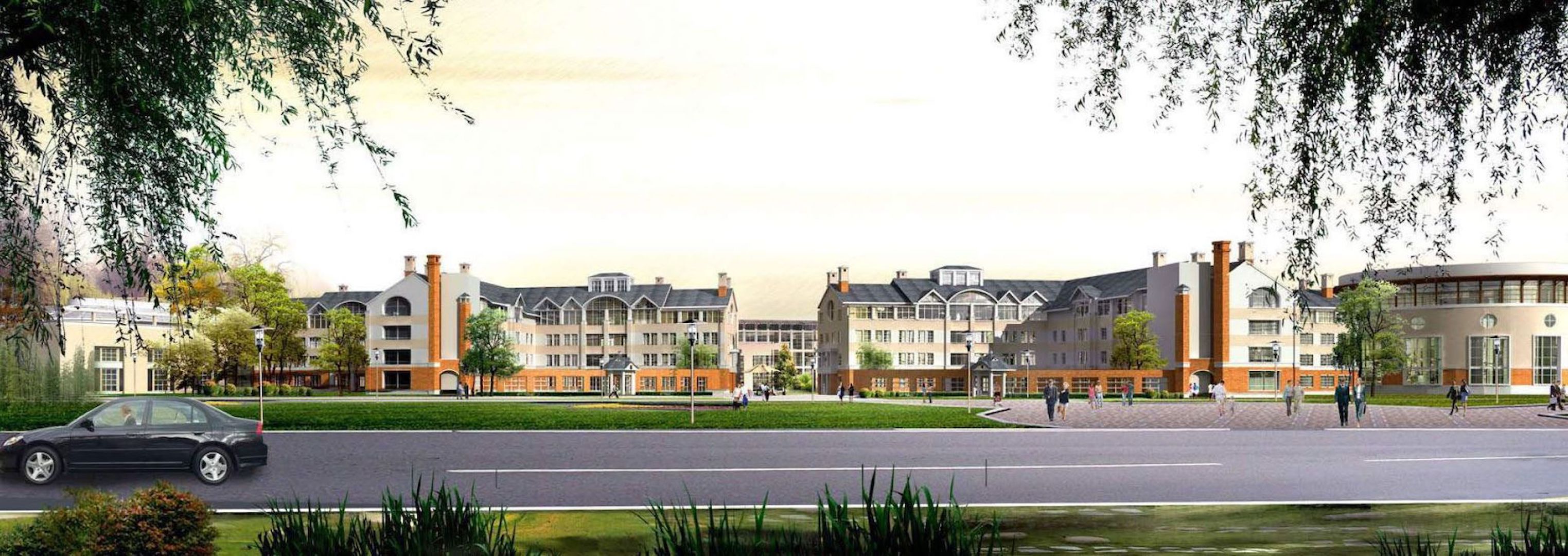 Bronx Psychiatric Center Residence Wing Rendering