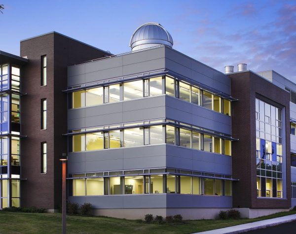 Wheeler Hall at night