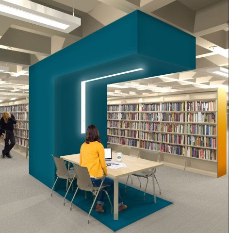 Milne Library Render