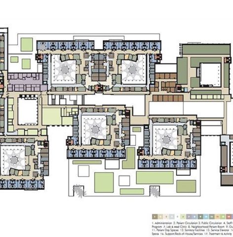 Al Wakrah Psychiatric Hospital Blue Print