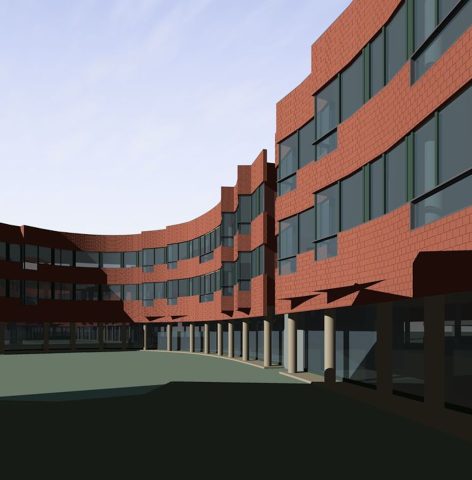 LIJ Hospital - Hillside Hospital rendering